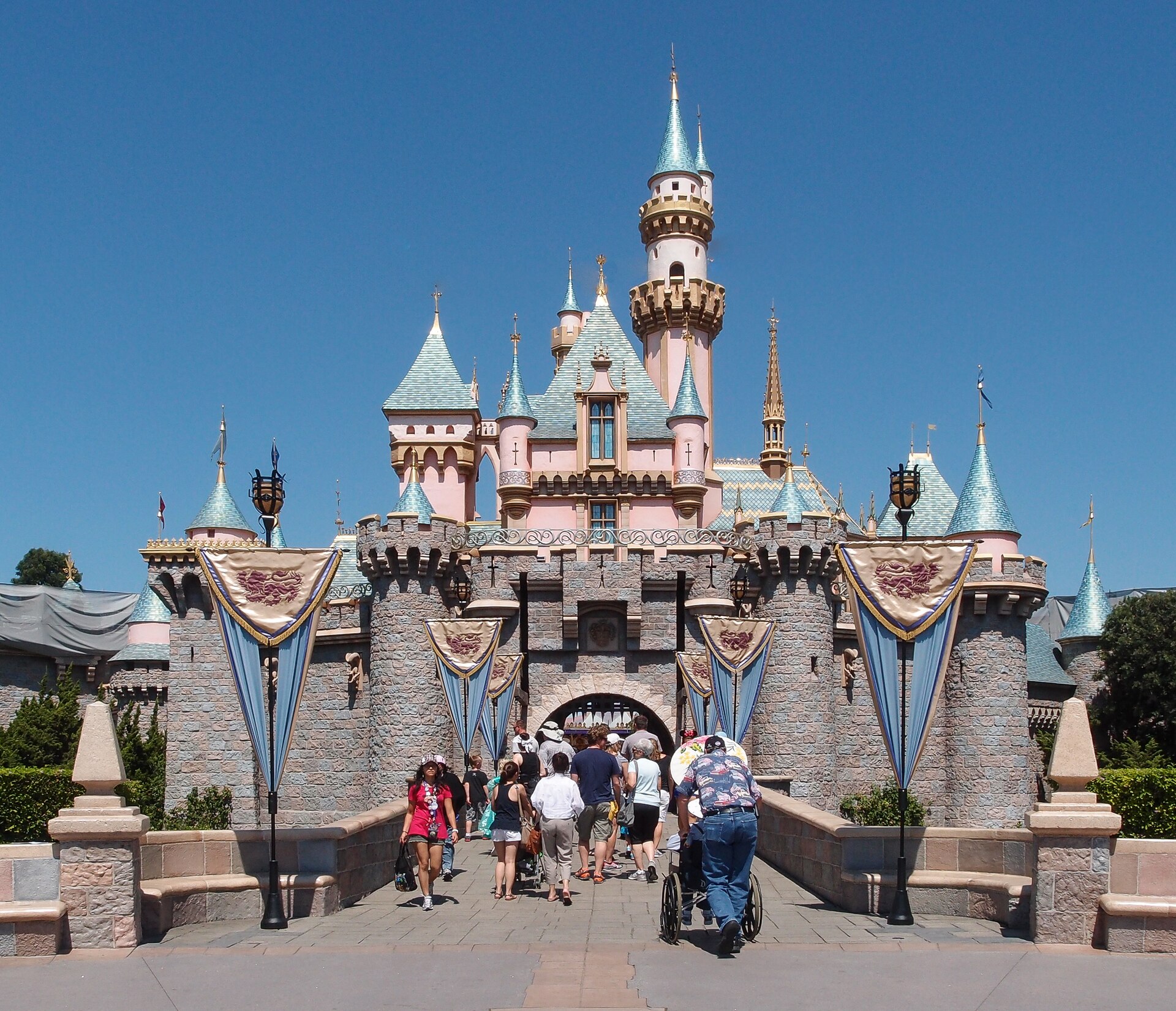 Sleeping Beauty Castle at Disneyland in Anaheim, California